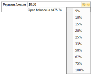 payment percentage