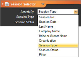 session selector